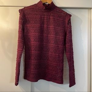 Shear sketchy lace top.